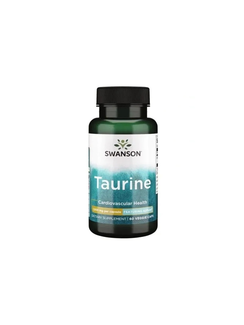 SWANSON AjiPure Taurine 1000 mg (Taurín) 60 vegetariánskych kapsúl