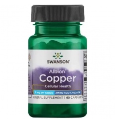 Kapsuly SWANSON Albion Chelated Copper 60