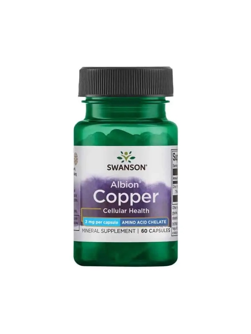 Kapsuly SWANSON Albion Chelated Copper 60