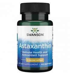 SWANSON Astaxantín (astaxantín, antioxidant) 60 mäkkých gélov