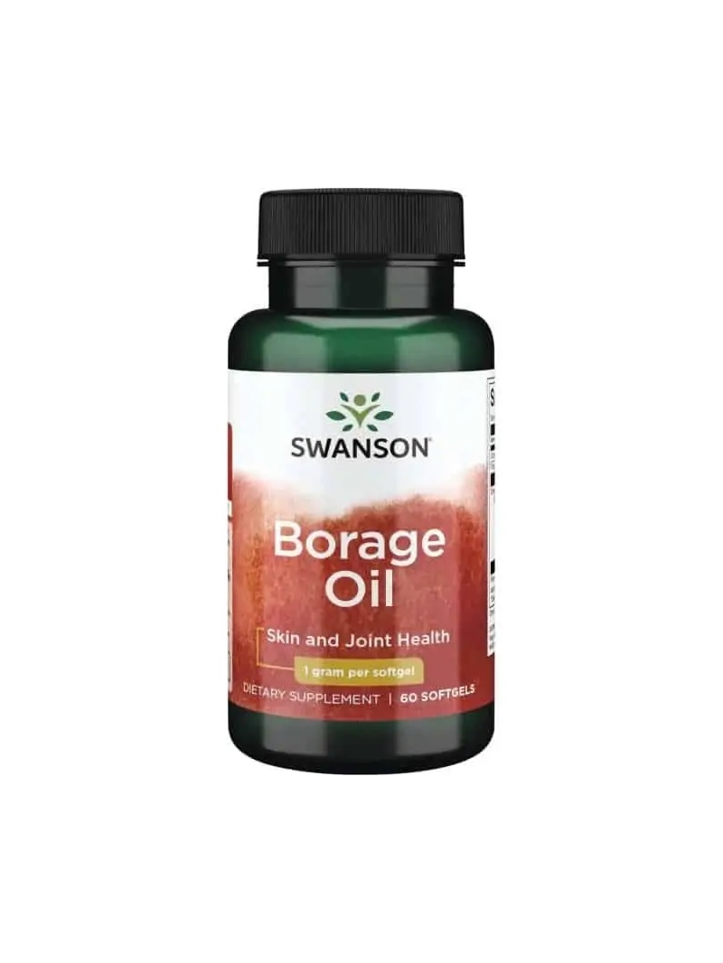 SWANSON Borákový olej 60 mäkkých gélov