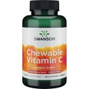 SWANSON žuvacie 60 žuvacie tablety vitamínu C