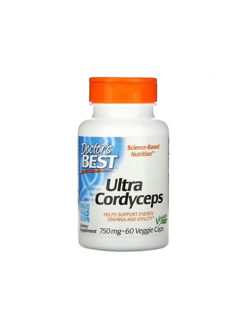 Lekársky najlepší Ultra Cordyceps 750 mg (Ultra Cordyceps) 60 vegetariánskych kapsúl