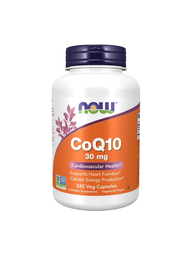 NOW FOODS CoQ10 30 mg (koenzým Q10) 240 vegetariánskych kapsúl