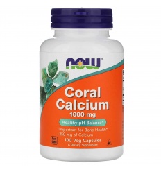 NOW FOODS Coral Calcium 1000 mg (Coral Calcium) 100 vegetariánskych kapsúl