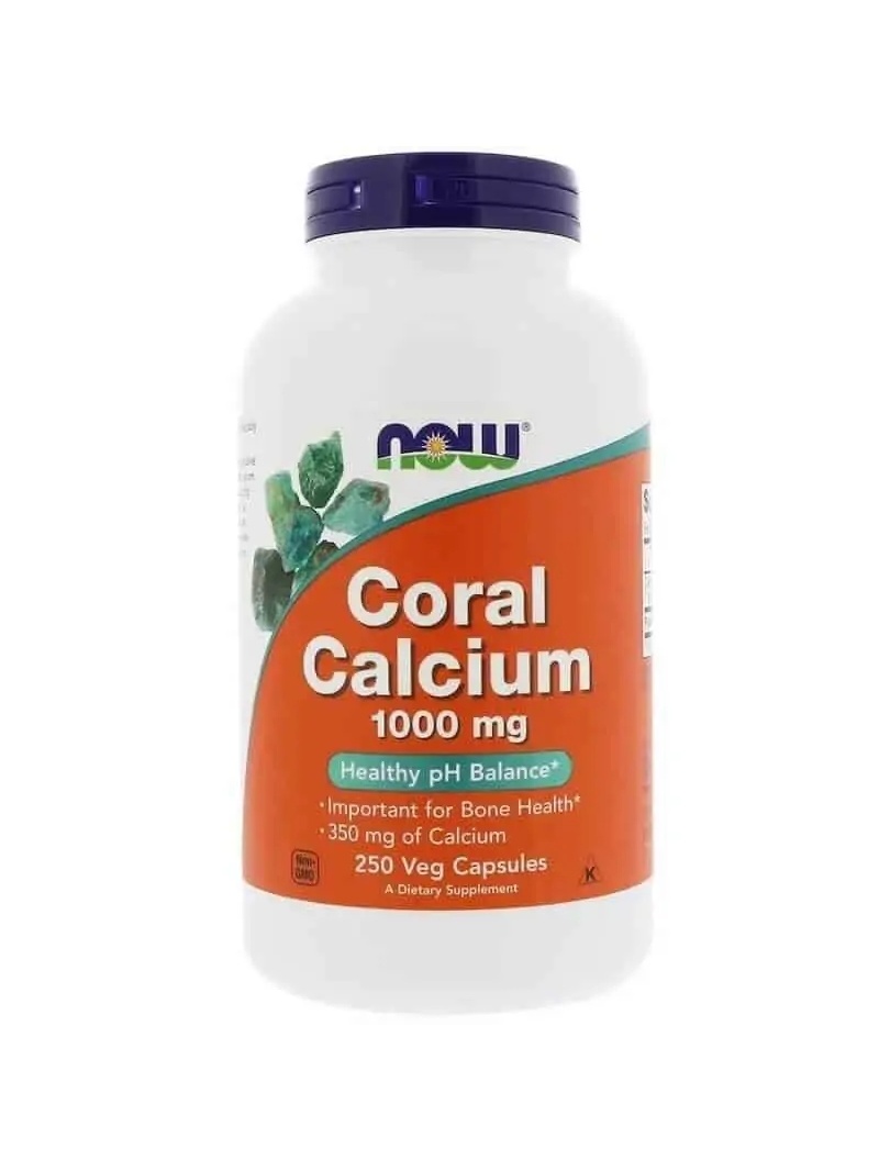 NOW FOODS Coral Calcium 1000 mg (Coral Calcium) 250 vegetariánskych kapsúl
