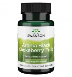 SWANSON Arónia čierna ovocie (Arónia čierna, antioxidant) 60 kapsúl