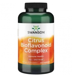 SWANSON Plnospektrálny citrusový bioflavonoidový komplex (vitamín C, bioflavonoidy) 250 kapsúl