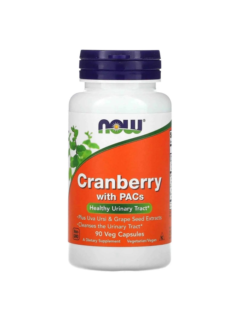 NOW FOODS Brusnica s PAC (Zdravie moču) 90 vegetariánskych kapsúl
