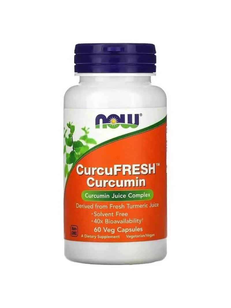 NOW FOODS CurcuFRESH (šťava z kurkumy) 60 vegetariánskych kapsúl