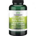 SWANSON Full Spectrum Rhodiola Holy Basil Valerian Stress Complex 180 kapsúl