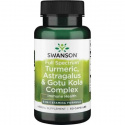 SWANSON Full Spectrum Turmeric, Astragalus & Gotu Kola Complex 60 kapsúl