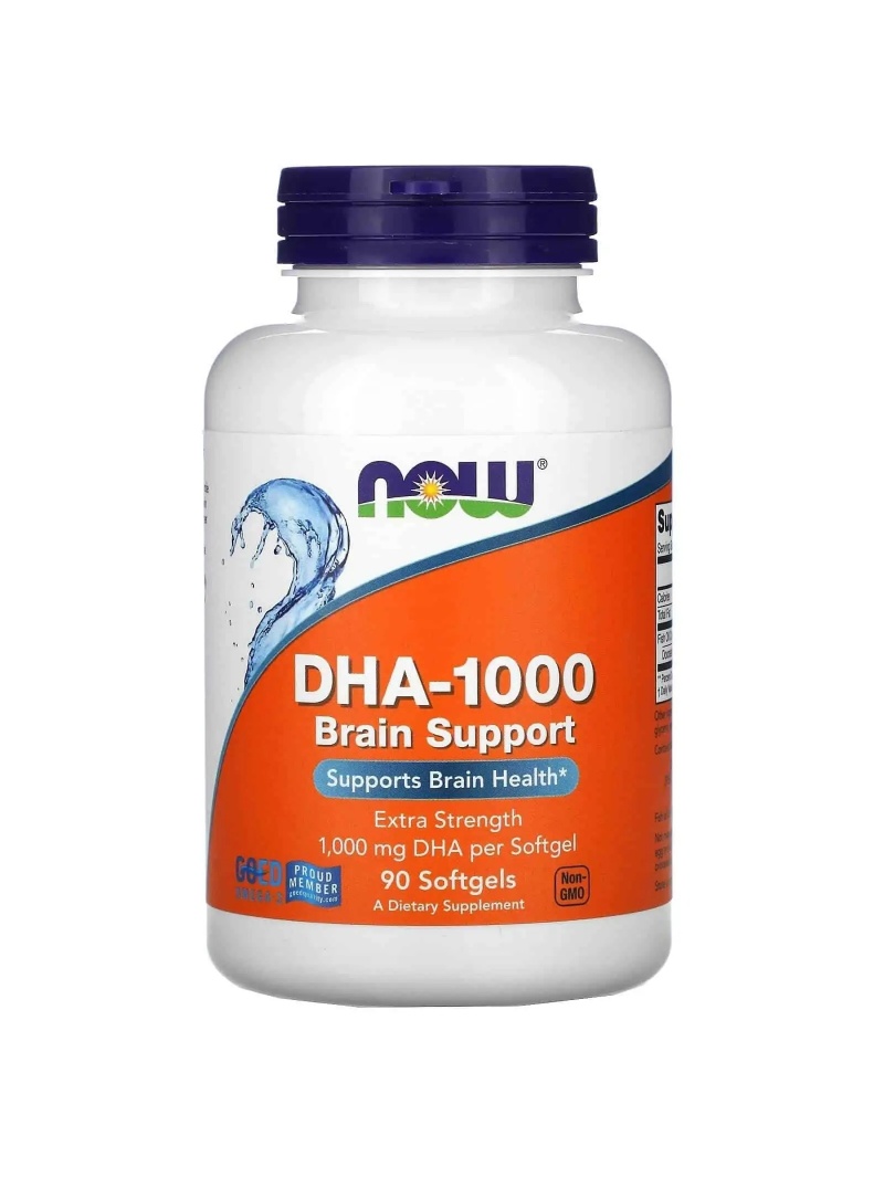 NOW FOODS DHA-1000 Brain Support Extra Strength (DHA) 90 mäkkých gélov