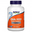 NOW FOODS DHA-1000 Brain Support Extra Strength (DHA) 90 mäkkých gélov