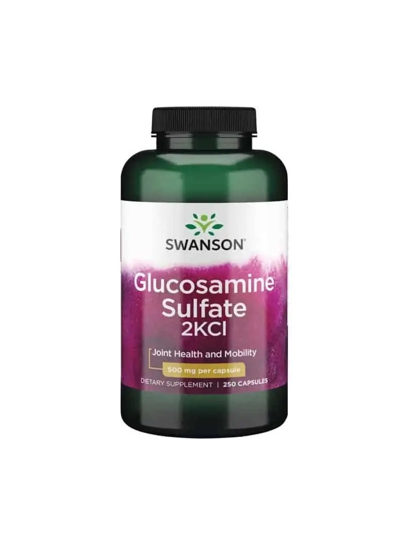 SWANSON Glukosamín sulfát 2KCl (ochrana kĺbovej chrupavky) 250 kapsúl