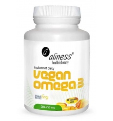 ALINES Vegan Omega 3 DHA 250 mg (olej z mikrorias) 60 vegánskych kapsúl