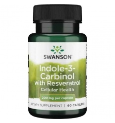 SWANSON Indol-3-karbinol s resveratrolom (antioxidácia) 60 kapsúl