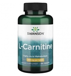 SWANSON L-karnitín 500 mg 100 kapsúl