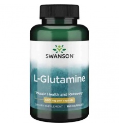 SWANSON L-Glutamín (L-Glutamín) 100 kapsúl
