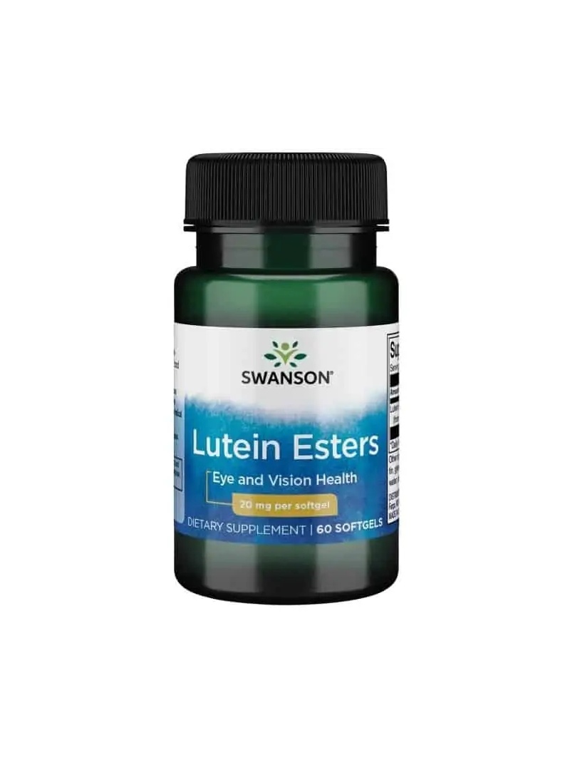 SWANSON Luteínové estery (starostlivosť o oči) 60 mäkkých gélov