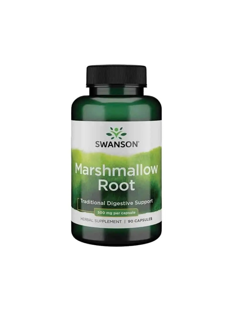 SWANSON Marshmallow Root (trávenie a dýchanie) 90 kapsúl