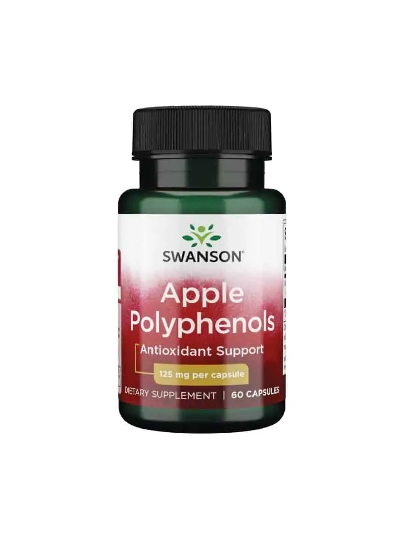 SWANSON Apple Polyfenoly (respiračné) 60 kapsúl