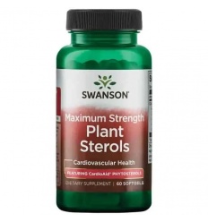 Rastlinné steroly s maximálnou silou SWANSON CardioAid (kardiovaskulárne) 60 kapsúl
