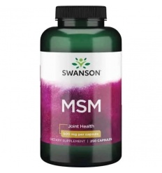 SWANSON MSM 500 mg (metylsulfonylmetán) 250 kapsúl