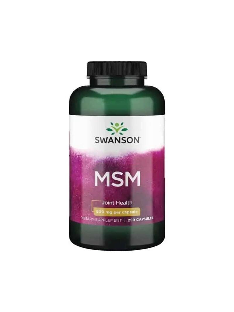 SWANSON MSM 500 mg (metylsulfonylmetán) 250 kapsúl
