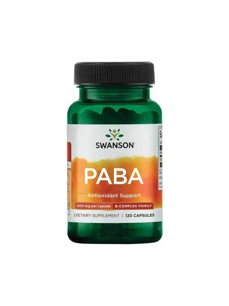 SWANSON PABA (kyselina para-aminobenzoová) 120 kapsúl
