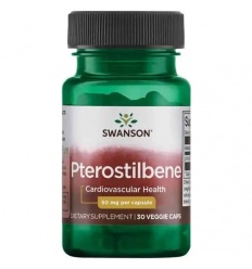 SWANSON Pterostilbene (antioxidant) 30 vegetariánskych kapsúl