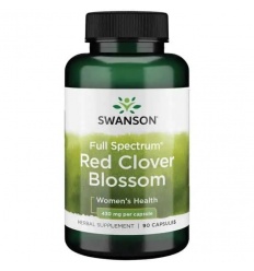 SWANSON Red Clover Blossom (podpora menopauzy) 90 kapsúl