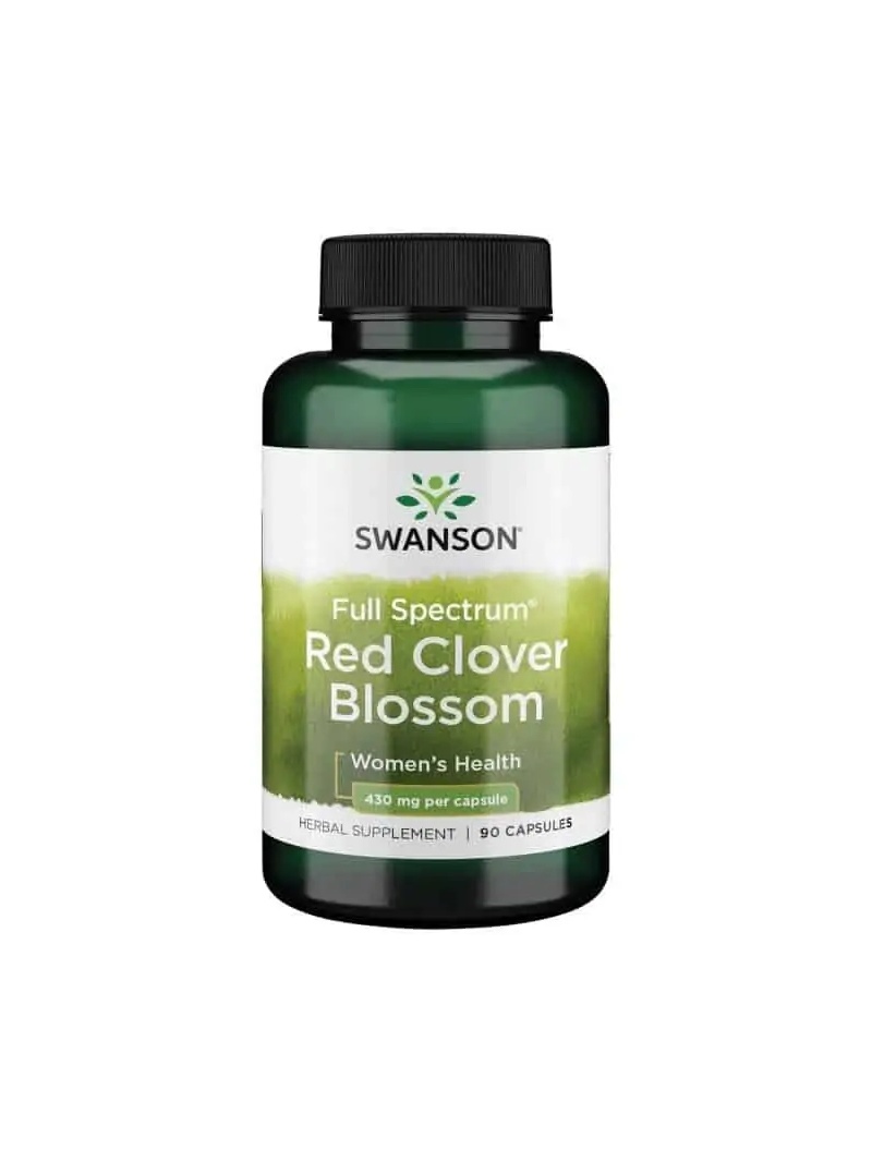 SWANSON Red Clover Blossom (podpora menopauzy) 90 kapsúl