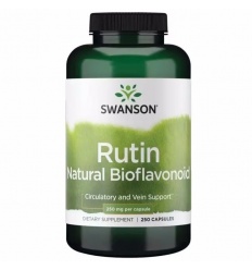 SWANSON Rutin (Rutín, zvyšuje biologickú dostupnosť vitamínu C) 250 kapsúl