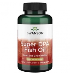Rybí olej SWANSON Super DPA (Omega-3, EPA, DHA) 60 mäkkých gélov