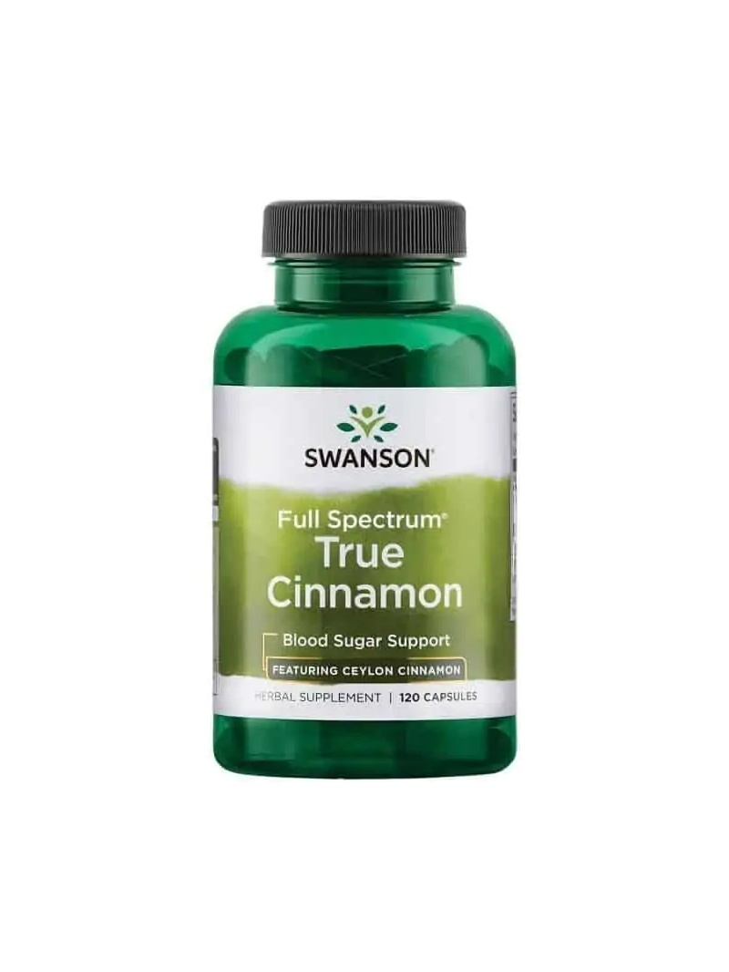 SWANSON True Cinnamon Full Spectrum (kardiovaskulárne, metabolická podpora) 120 kapsúl