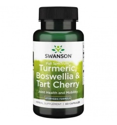 SWANSON Full Spectrum Kurkuma, Boswellia & Tart Cherry 60 kapsúl