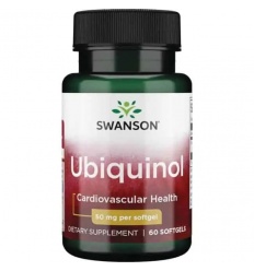 SWANSON Ubiquinol (koenzým Q10, kardiovaskulárny systém) 60 mäkkých gélov