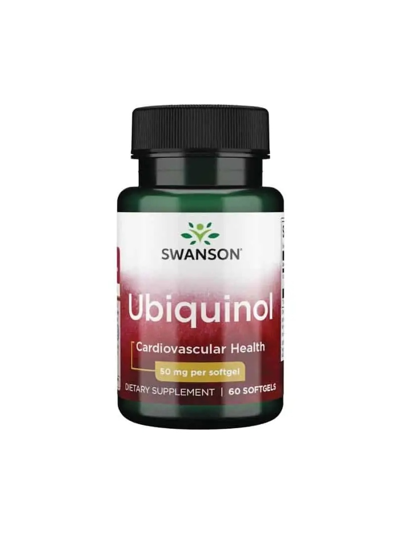 SWANSON Ubiquinol (koenzým Q10, kardiovaskulárny systém) 60 mäkkých gélov