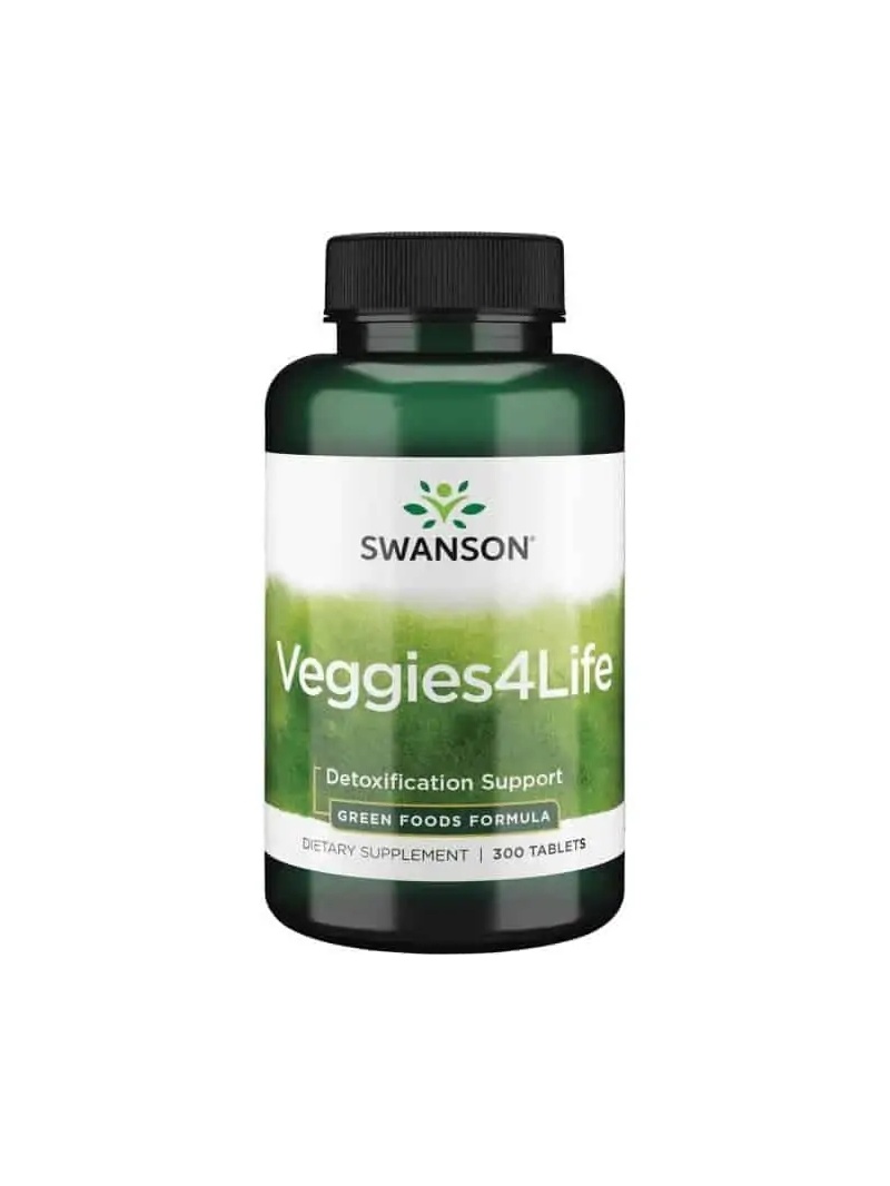 SWANSON Veggies4Life (jednoduchá zelenina) 300 tabliet