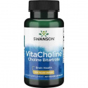 SWANSON VitaCholine cholín bitartrát (cholín) 60 vegetariánskych kapsúl