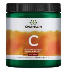 SWANSON Vitamín C v prášku (Body Imunity) 454 g