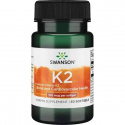SWANSON Vitamín K-2 100 mcg (vitamín K2) 30 toboliek