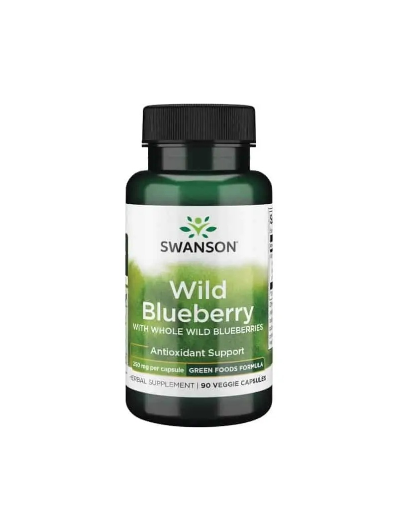 SWANSON Divoká čučoriedka (antioxidácia) 90 vegetariánskych kapsúl