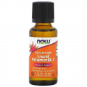 NOW FOODS Vitamín D-3 Liquid 1000IU (vitamín D3) 30ml