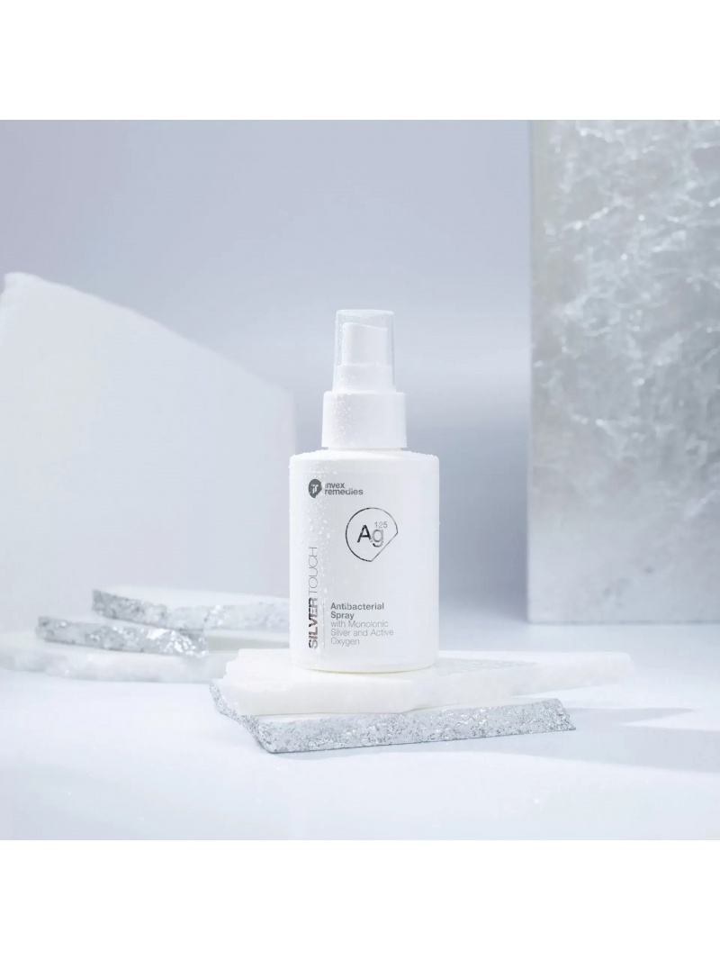 INVEX REMEDIES Ag 125 antibakteriálna hmla s monoiónovým striebrom a aktívnym kyslíkom (starostlivosť o pleť a regenerácia) 100 