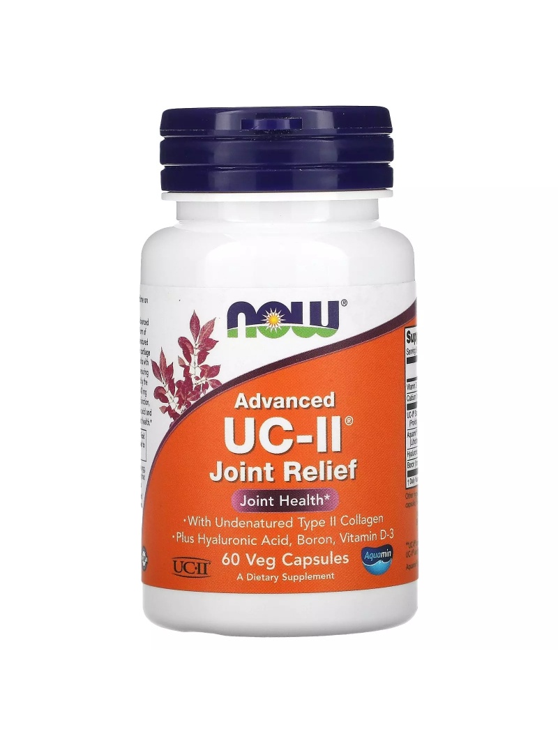 NOW FOODS Advanced UC-II Joint Relief 60 vegetariánskych kapsúl