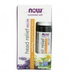 NOW FOODS Roll-On s esenciálnym olejom na úľavu hlavy Roll-On 10 ml