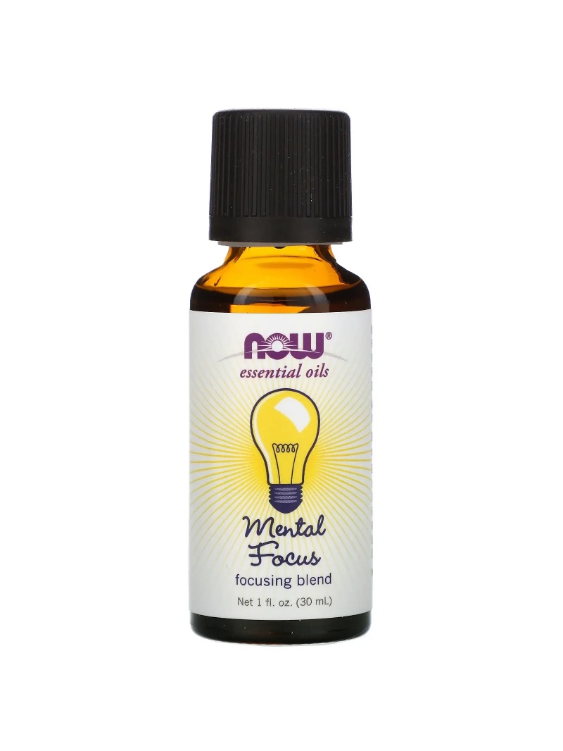 NOW FOODS Essential Oil Mental Focus Oil Blend 30 ml