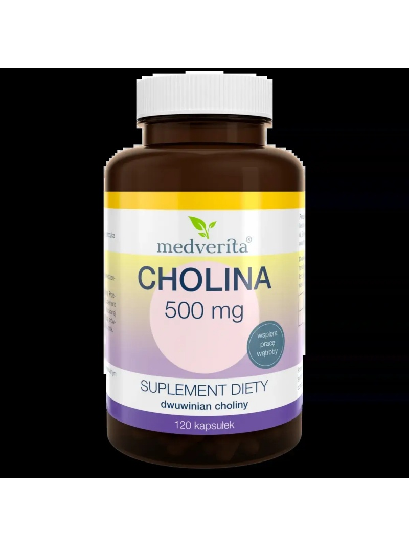 MEDVERITA Cholín 500 mg 120 kapsúl